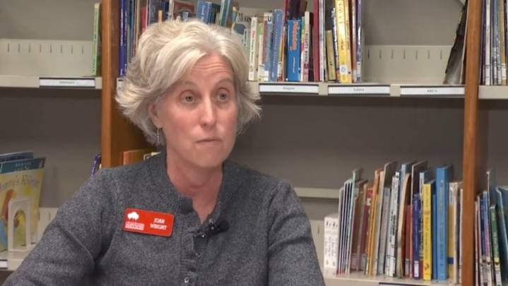 Childcare Resources Executive Director Joan Wright discusses time capsule letter