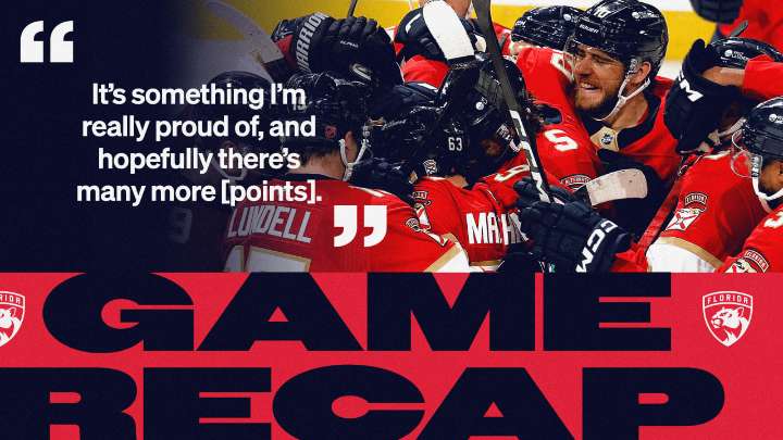 RECAP: Panthers 6, Capitals 3