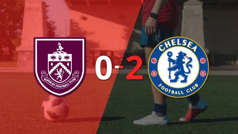 Premier League: Chelsea fue superior y venció por dos goles a Burnley en el estadio Turf Moor