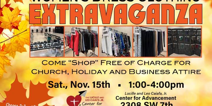Women’s dress clothing giveaway set for Nov. 15 in Amarillo