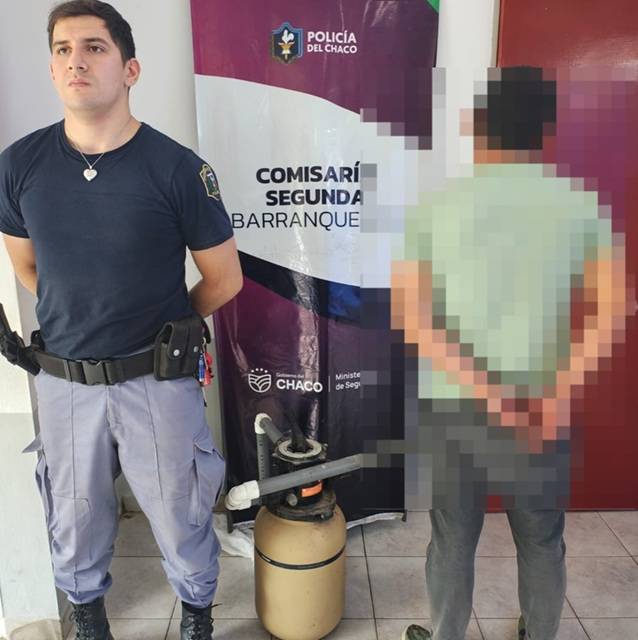 BARRANQUERAS: Aprehendido Tras Robar Un Filtro De Agua Y Otros Elementos De Una Vivienda
