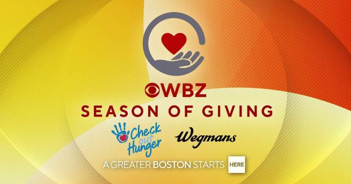 CBS News Boston and Wegmans launch Season of Giving Check Out Hunger drive