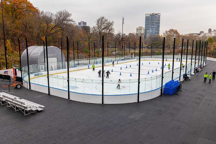 See Pictures of the New Ice Rink That Just Opened in Central Park, NYC