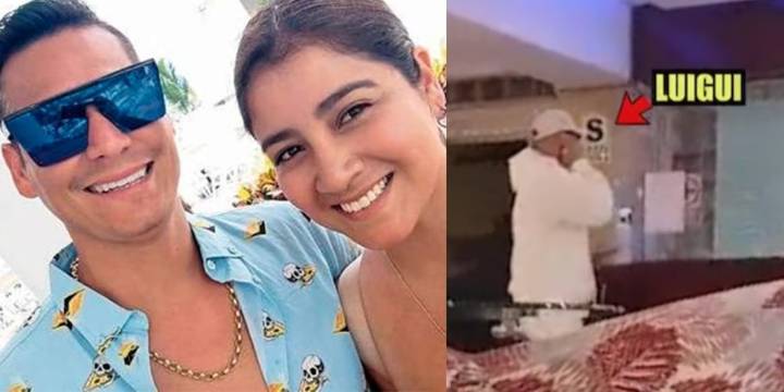 Esposa de Luigui Carbajal lo defiende luego de ser captado ingresando a hotel