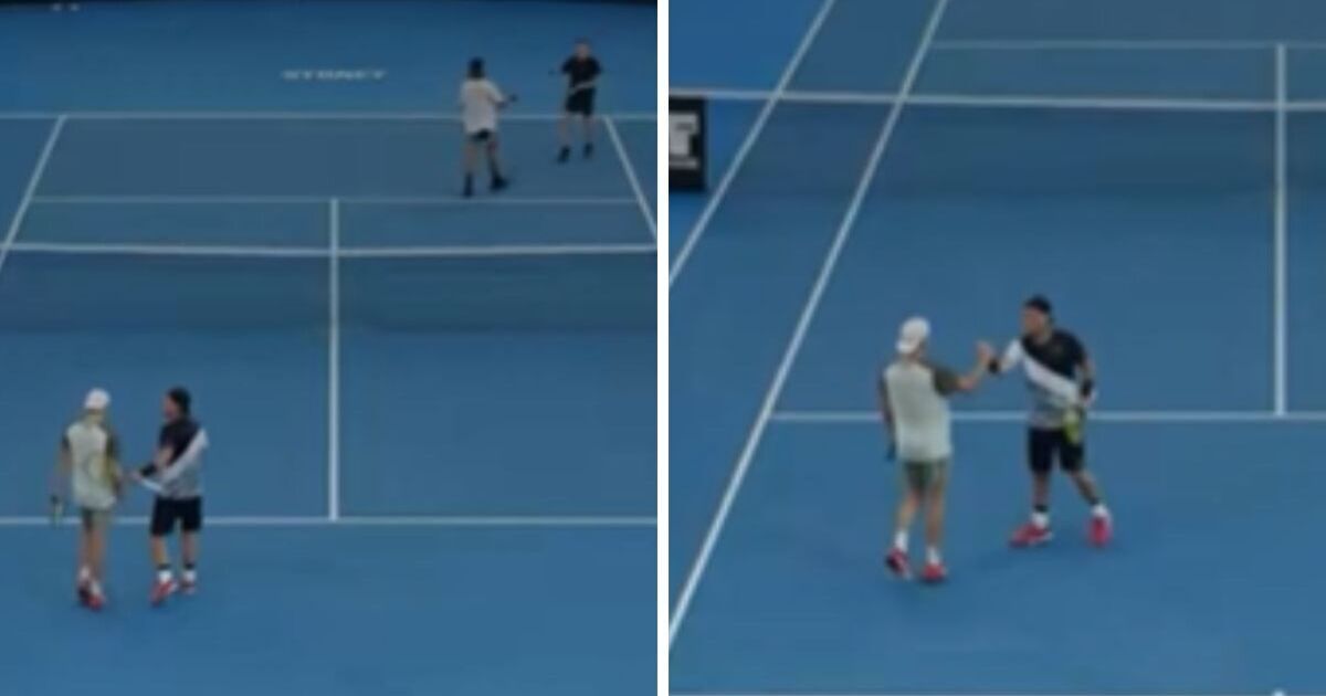 Former tennis No.1's return from retirement ends with loss alongside his teenage son