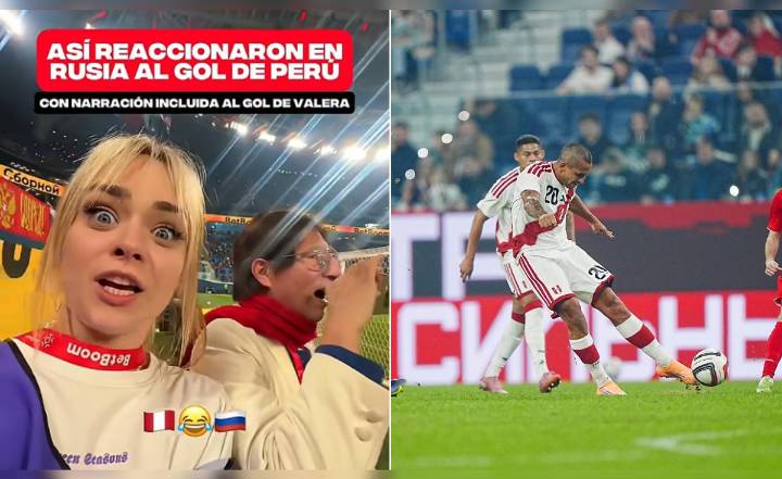 La increíble reacción de una hincha rusa tras el gol de Valera que desató furor en redes: "Perú es clave"