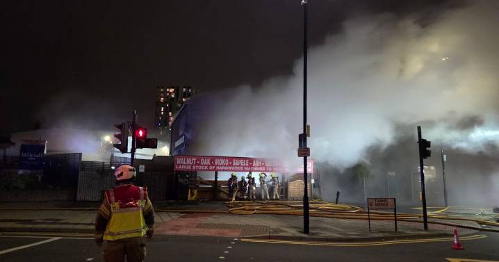 Greenwich fire LIVE updates as 70 firefighters flock to huge blaze at industrial unit