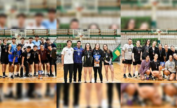 Vóleibol: tres podios bahienses en las finales provinciales de Primera