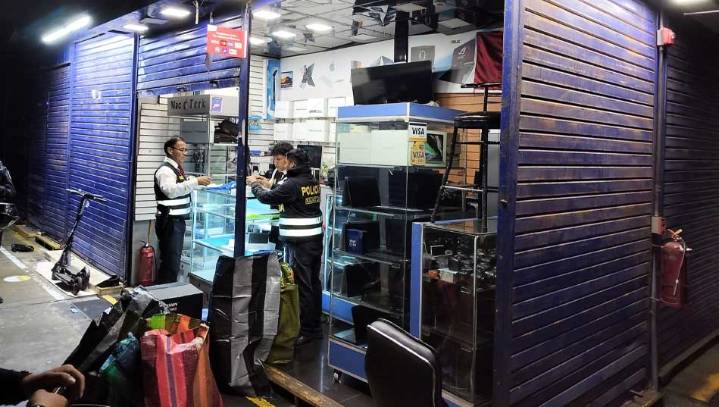 Cercado de Lima: capturan a banda Los Zánganos del Cono en centro comercial