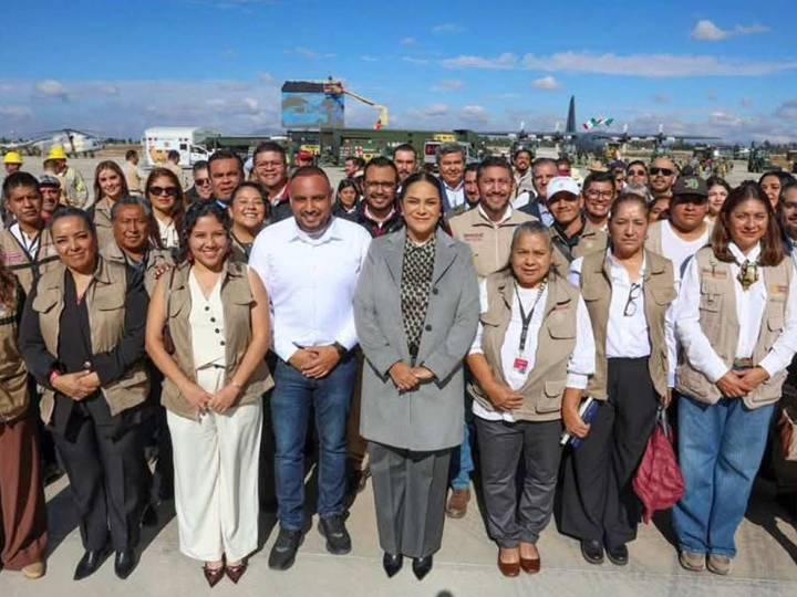 Ariadna Montiel reconoce la labor del personal de Protección Civil