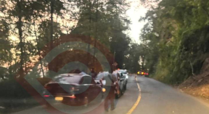 Lesionados en accidente en la México