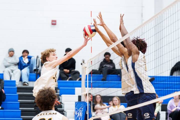 VHSL volleyball highlights: Granby boys rally past Kellam to reach 1st state championship game