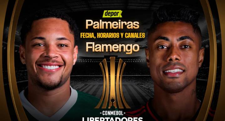 Palmeiras vs. Flamengo: canales de transmisión y a qué hora juegan