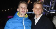 Jeff Brazier and son Freddy support each other at first event since romance splits