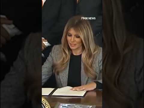 NEW: President Trump and first lady Melania Trump co-signed a new executive order #trump #shorts