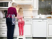 I moved in with my parents when I couldn't afford childcare. As a single mom, they helped me get back on my feet.