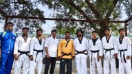 Around 300 Students Participate in Taekwondo Belt Promotion Ceremony at Aiza ZPHS Boys High School