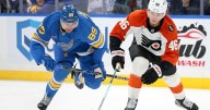 Blues still winless in overtime and shootouts following loss to Flyers