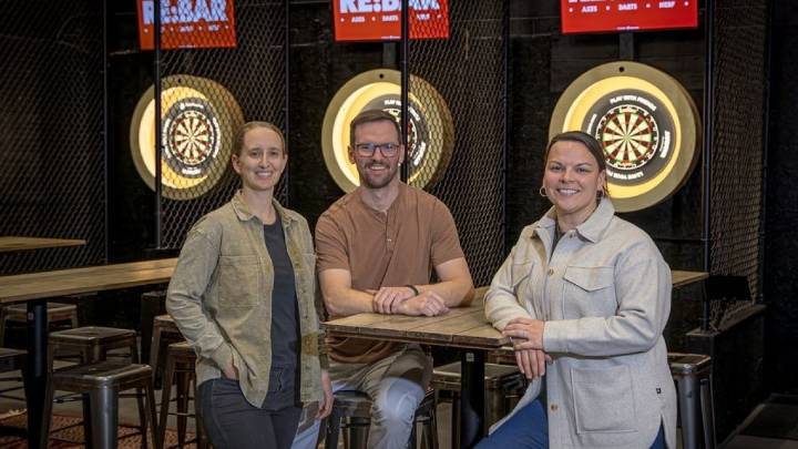 New bar opens with axe throwing, darts and Nerf guns