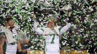 Riders beat Als 25-17 to give MVP Trevor Harris his first Grey Cup as a starter