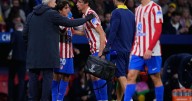 Robin Le Normand injured in Atletico Madrid's Champions League match