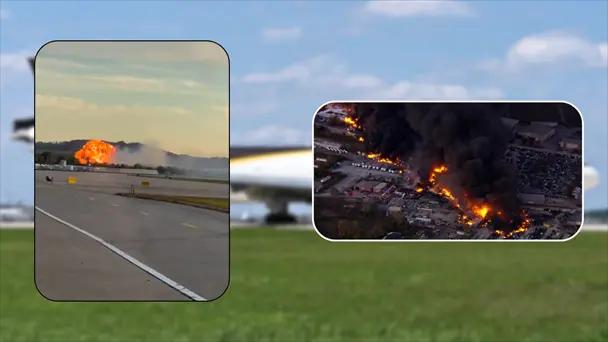 Avión de UPS en Kentucky se estrella; hay tres muertos