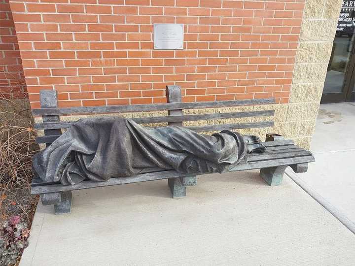 St. Mary's University's $30,000 'Sleeping Jesus' sculpture damaged, partially stolen