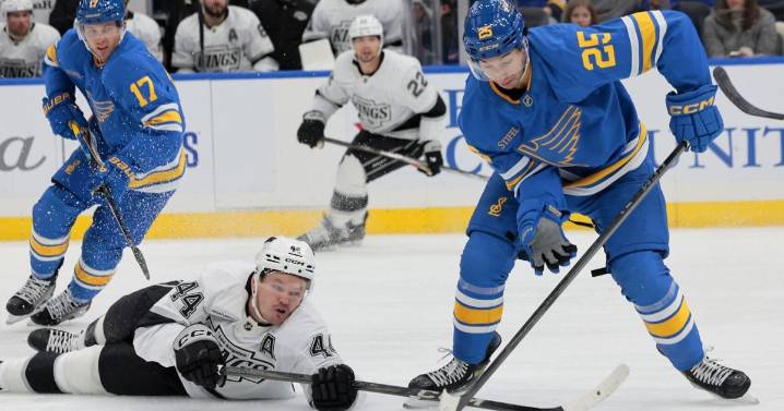 Blues forward Jordan Kyrou 'ready' to respond vs. Kraken after healthy scratch