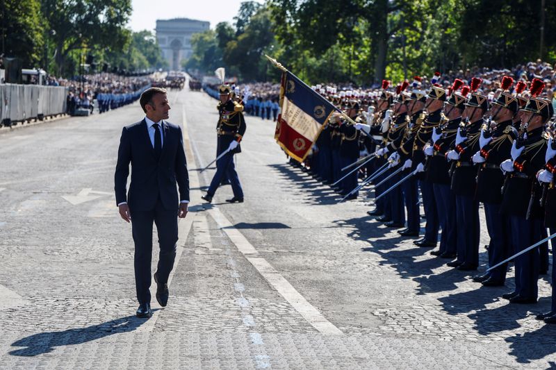 France's Macron, eyeing geopolitical threats, set to unveil voluntary military service