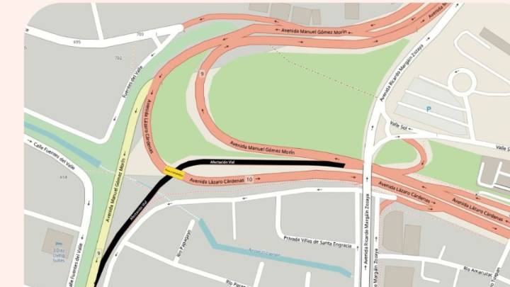 San Pedro cerrará carril que conecta avenida Lázaro Cárdenas con Manuel Gómez Morín