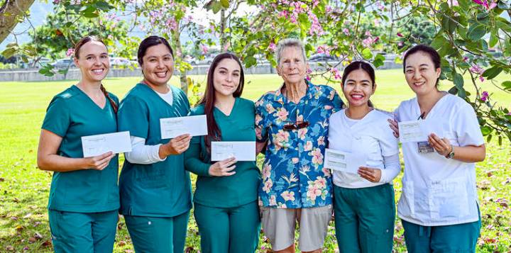 Rotary Club of Poipu award scholarships to nursing students