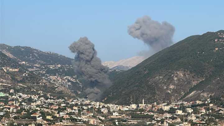Israeli air strikes hit villages in south Lebanon on ceasefire anniversary