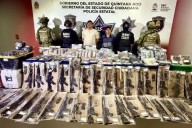 Caen dos del CJNG con arsenal en Cancún