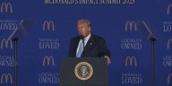 Trump talks falling inflation at McDonald’s and Walmart