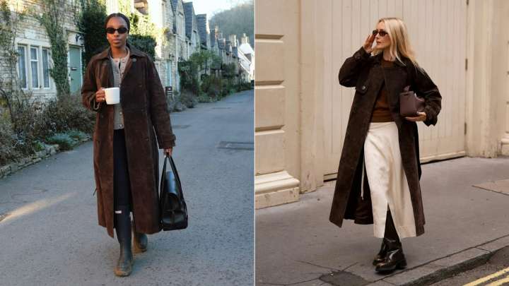 This Viral Suede Trench Coat Is All I Want For Black Friday