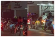 Policía frena la “Rodada del Terror” en el Malecón de Vallarta