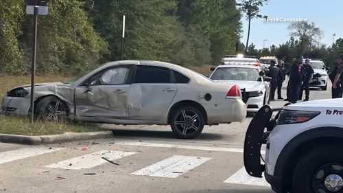 14-year-old among arrested for fleeing scene of wrong-way crash in Tomball, officials say