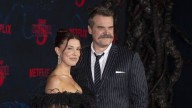 Millie Bobby Brown and David Harbour reunite at Stranger Things premiere amid bullying claims