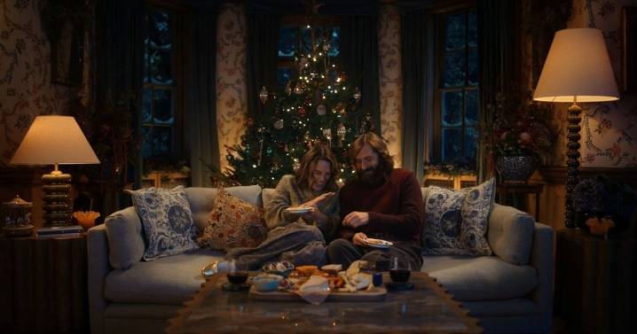 Waitrose Christmas advert sees British actress and Celebrity Traitor star make an unexpected love match