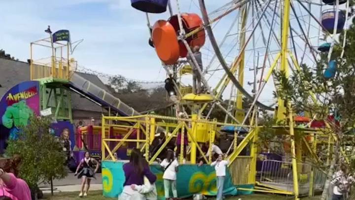 Girls injured after reportedly falling from Ferris wheel at Louisiana carnival