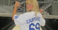 Sabrina Carpenter Turns Heads in '69' Jersey