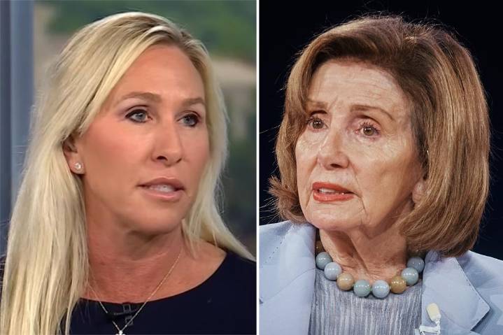 Marjorie Taylor Greene praises Nancy Pelosi's 'incredible career' – after accusing her of 'treason' years earlier