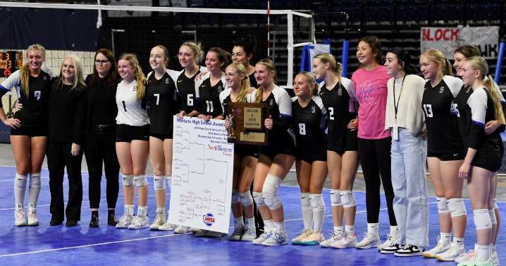 Class B volleyball championship: 'Locked in' Shepherd goes long way for title