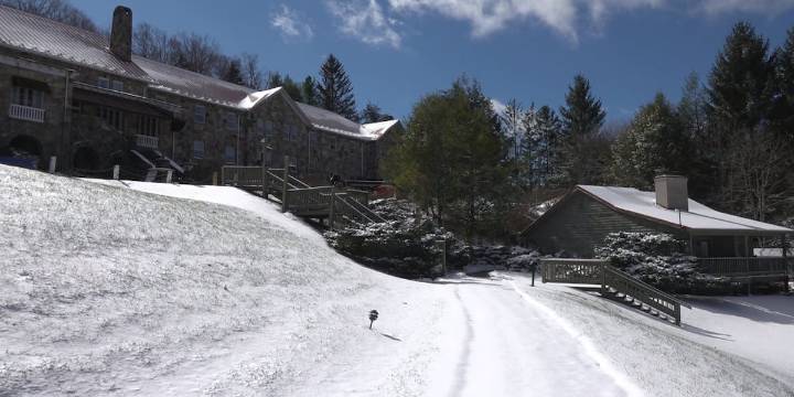 Lingering snow surprises Giles County