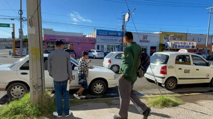 Proponen taxistas ruta de ingreso al Centro de Obregón: van por orden en esa zona