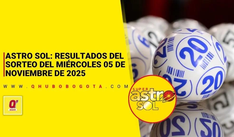 Astro Sol: resultados sorteo del miércoles 05 de noviembre