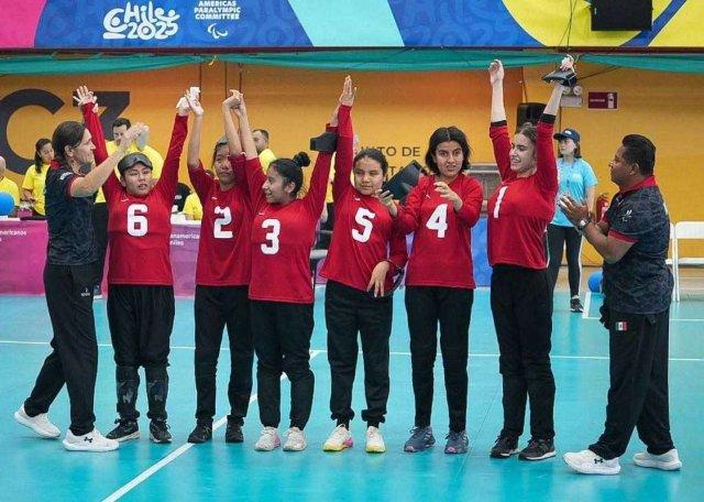 Oaxaqueñas logran el bronce en el golbol de los Juegos Parapanamericanos Juveniles