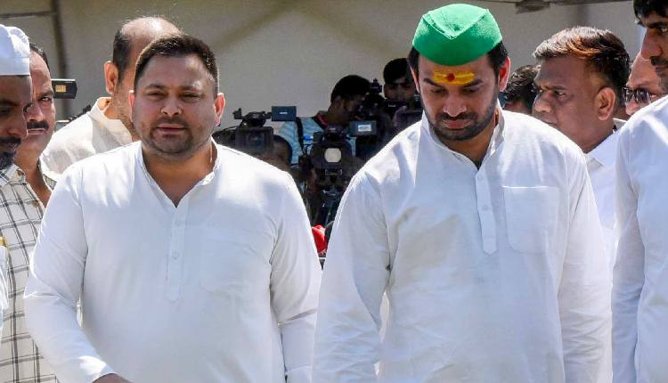 Lalu’s Sons Trail In Respective Seats As Vote Counting Continues In Bihar