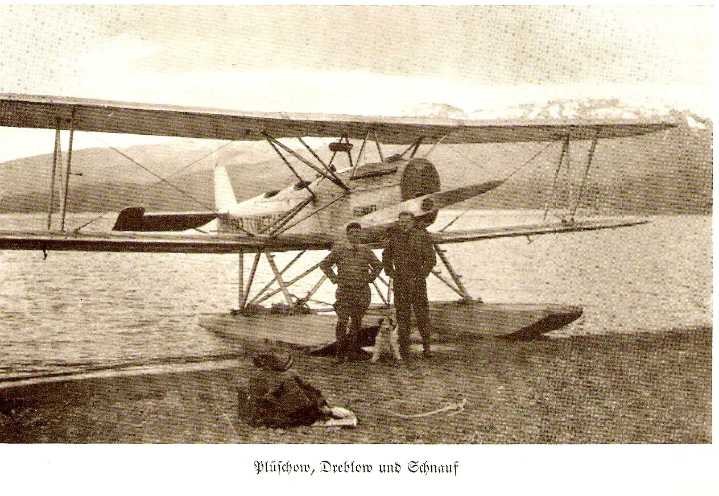 Pluschow trasmite a su esposa la alegría de volver a volar