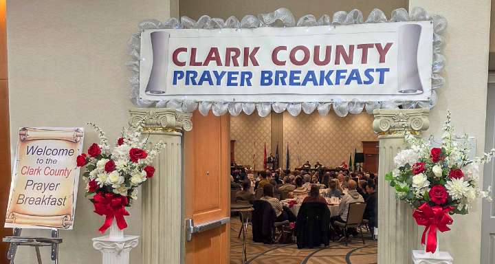 Clark County Prayer Breakfast: Adults challenges to express their faith to inspire children